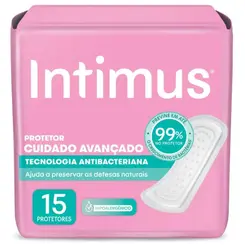 Protetor Diário Intimus Antibacteriana 15 Un
