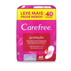 Protetor Diário Carefree Proteção com Perfume 40un