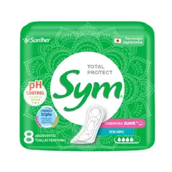 Absorvente Sym Suave Sem Abas 8 Unidades