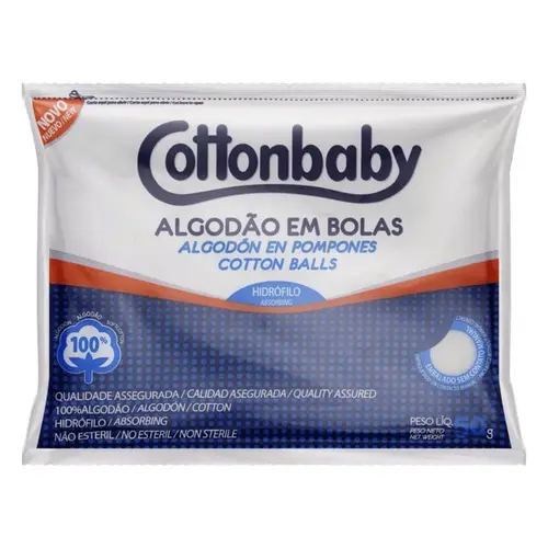 Algodão Bola Branco Cottonbaby 50g