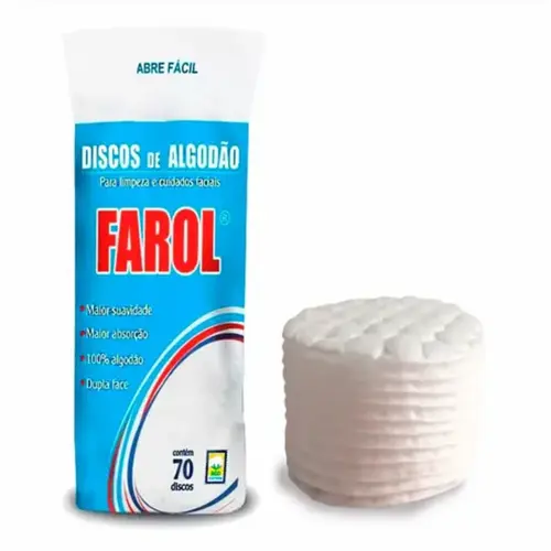 Algodão Farol Disco 70 Unidades