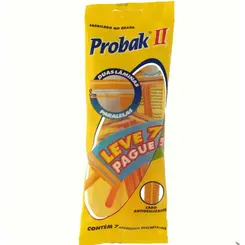 Probak II Barbeador Descartável com 7 unidades