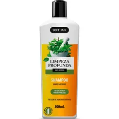Shampoo Limpeza Profunda Ervas Naturais Soft Hair 500ml