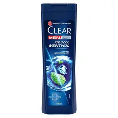 Shampoo Clear Men Anticaspa Ice Cool Menthol 400ml