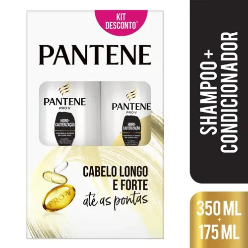 Kit Pantene Pro-V Anti-Frizz Hidro-Cauterização Shampoo 350ml + Condicionador 175ml
