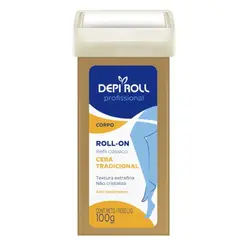 Refil Cera Depilatória Roll-On Depi Roll Tradicional 100g