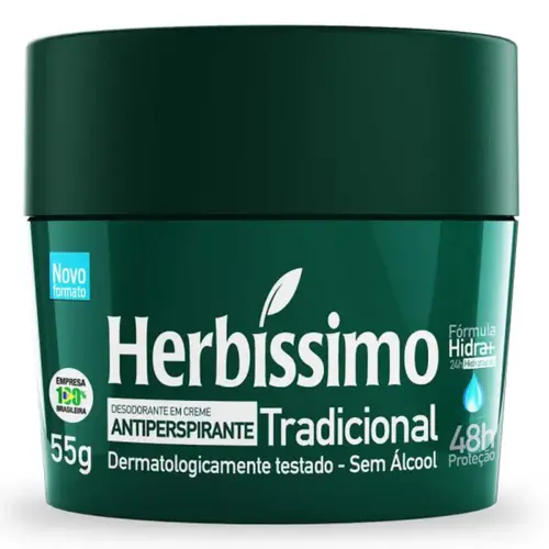 Desodorante Creme Herbíssimo Tradicional 55g