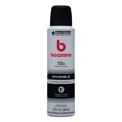 Desodorante Aerossol Masculino Invisible Bozzano 150ml