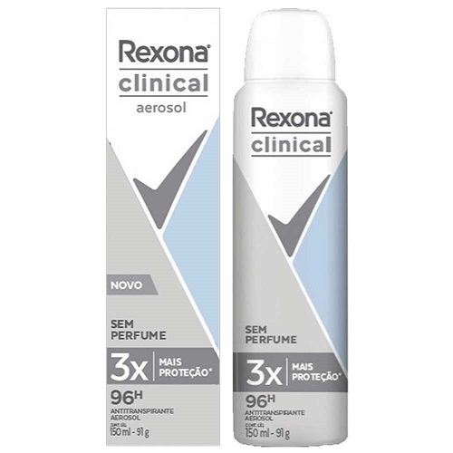 Rexona Clinical Desodorante Antitranspirante Aerossol - 150ml