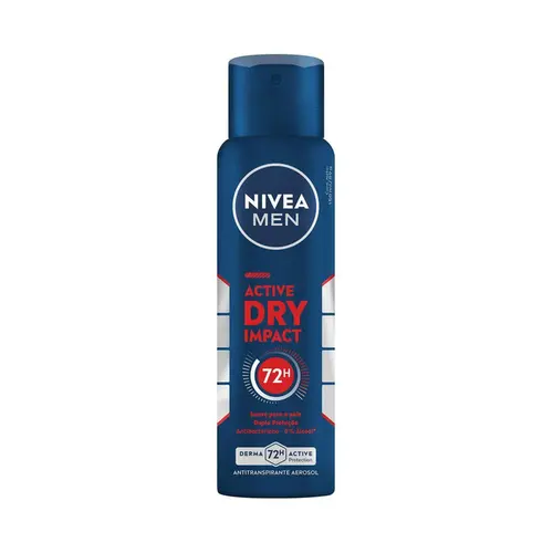 Desodorante Nivea Men Active Dry Impact Aerosol 150ml
