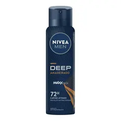 Desodorante Nivea Men Deep Carvão Amadeirado Aerosol 150ml