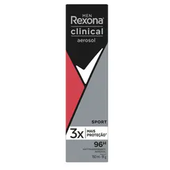 Desodorante Aerossol Rexona Clinical Sports 150ml