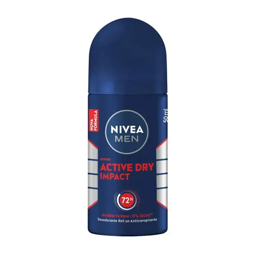 Desodorante Nivea Men Active Dry Impact Roll-On 50ml