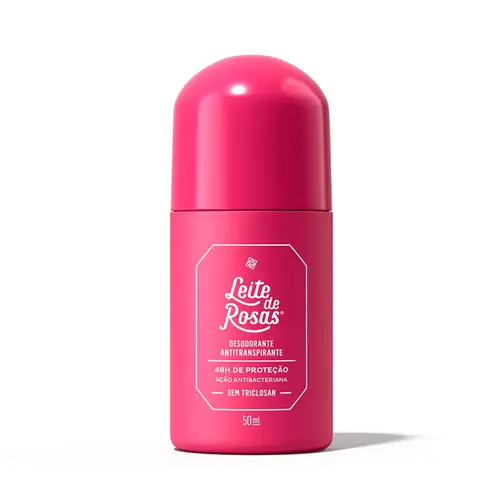 Desodorante Roll on Leite de Rosas 48h Tradicional 50ml