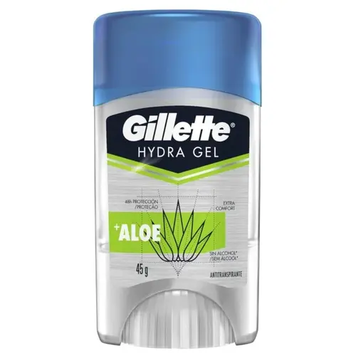 Desodorante Stick Gillette Hydra Gel Aloe Vera Antitranspirante 45g