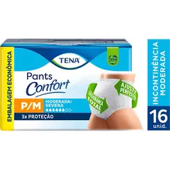 Roupa Íntima Tena Pants Confort P/M 16 Unidades