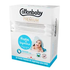 Hastes Flexíveis de Segurança Cottonbaby 50 Unidades