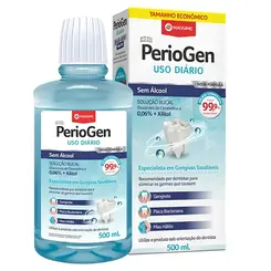 Enxaguante Bucal Periogen Sem Álcool Uso Diário 500ml