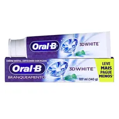 Creme Dental Oral-B 3D White Branqueamento 140g