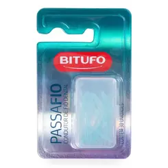 Condutor de Fio Dental Bitufo Passafio 30 Unidades