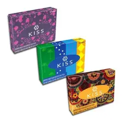 Lenço de Papel Facial Kiss Folha Dupla 50un