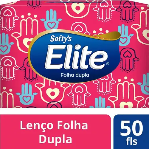 Lenço de Papel Softy s Elite Folha Dupla 50 Un