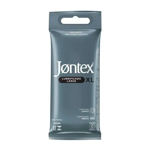 Preservativo Jontex XL Lubrificado 6un