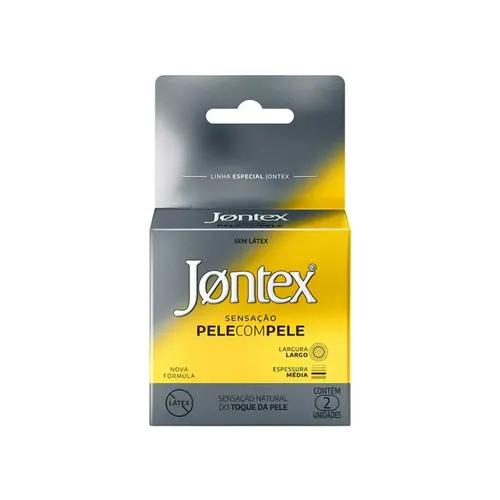 Preservativo Jontex Sensação Pele com Pele 2un