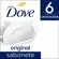 Kit Sabonete Dove Original Barra 90g com 6 Unidades