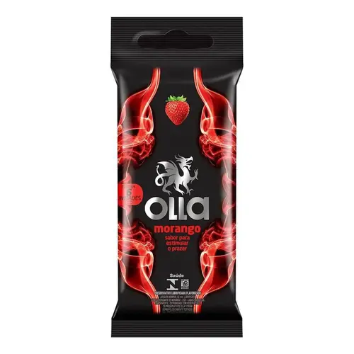 Preservativo Olla Morango 6un