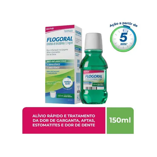 Flogoral Colutório Menta 150ml