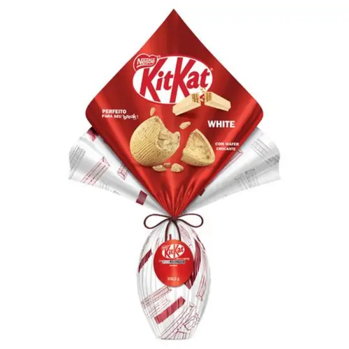 Ovo de Pascoa KitKat Branco Nestlé 338,5g