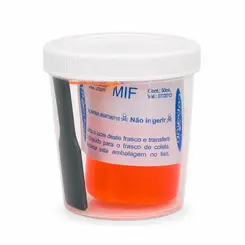 Coletor de Fezes Mif Conservante Cepa com Tampa de Rosca 30ml