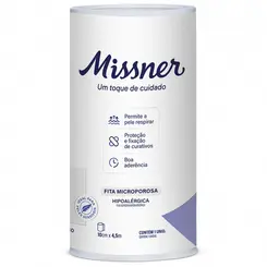 Fita Microporosa Missner Branca 10cm X 4.5m