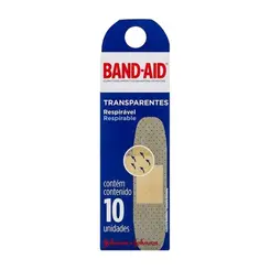 Curativo Band-Aid Transparente Johnson s 10 Un