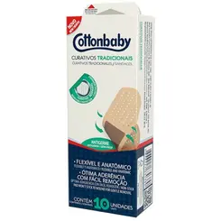 Curativo Cottonbaby 10 Unidades