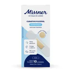 Curativo Transparente Flexível Missner 10un