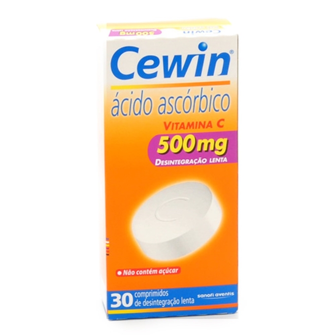 CEWIN 500 MG 30 COMPRIMIDOS - Vitamina C - Cewin 500mg 30 Comprimidos ...