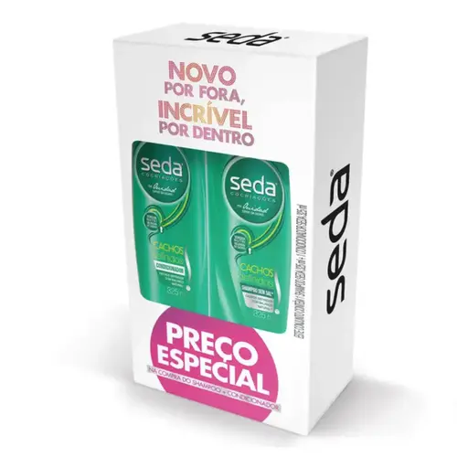 Kit Seda Cachos Definidos Shampoo + Condicionador 325ml