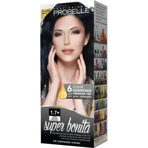 Tintura Probelle Super Bonita 1.7 Preto Azulado 50ml