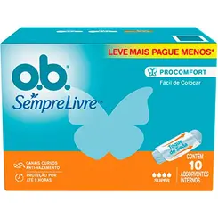 Absorvente Ob Super Edição Limitada 10 Un