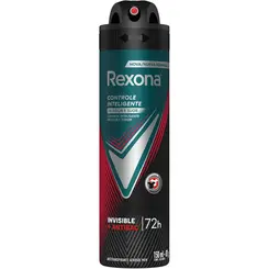 Desodorante Antitranspirante Aerossol Masculino Rexona Antibacterial + Invisible 150ml