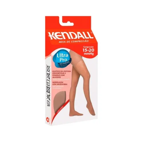 Meia Calça Kendall Média Compressão com Ponteira Tamanho G