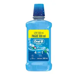 Enxaguante Bucal Oral-B Sem Álcool Complete 4 em 1 Menta 500ml