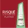 Esmalte Risqué Branco Cintilante Platino 8ml