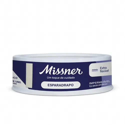 Esparadrapo Missner Impermeável 1,2cm X 4,5m