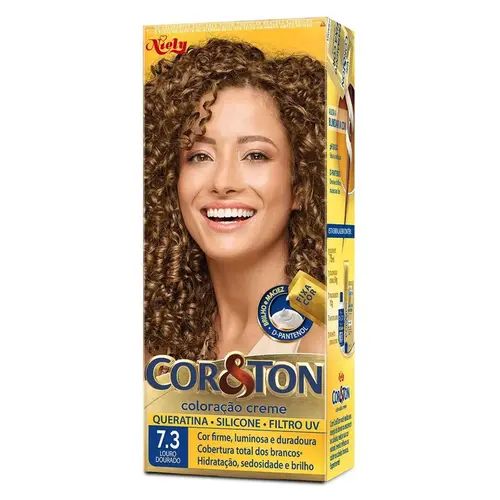 Tinta de Cabelo Cor & Ton 7.3 Louro Dourado