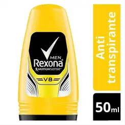 Desodorante Roll On Rexona Masculino V8 50ml