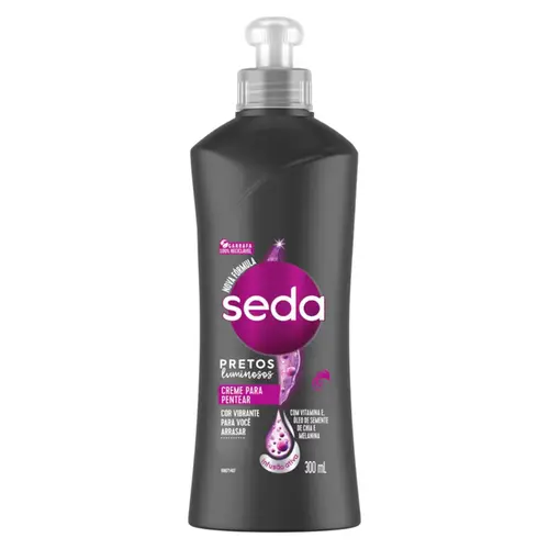 Creme De Pentear Seda Pretos luminosos 300ml