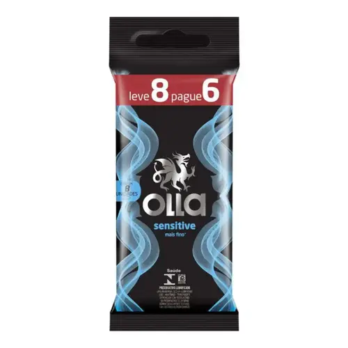 Preservativo Olla Sensitive Leve 8 Pague 6 8un